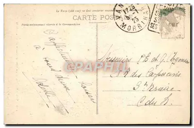 VANNES - Torre del Rinascimento e Cloître della Cattedrale — Collezione Laurent-Nel, Rennes, n° 3659 — Verso