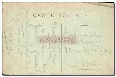 VANNES — A Place de l'Hôtel-de-Ville — editor desconhecido, n° 9 — Verso