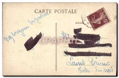 JOSSELIN — El Castillo visto desde el Parque — Laurent-Nel, Rennes — Reverso
