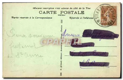 Ołtarz Matki Bożej - Bazylika św. Anny w Auray — G. Artand, wydawca — Rewers