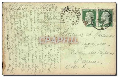 VANNES - A Torre Trompette — editor desconhecido, n° 2836 — Verso