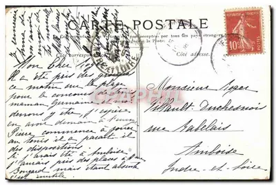Royan — Vallières, les grands Rochers — Édition des Nouvelles Galeries — Verso