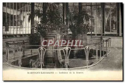 Martigny-les-Bains — Interior da Fonte.