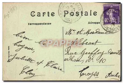 Martigny-les-Bains — Il Pavillon delle Fonti e il Parco — LL — Verso
