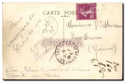 Croix-de-Vie (Vendée) — La Corniche Vendéenne - Plaża Pelle à Porteau — Rewers