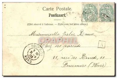 Turnhout — Hospital Sainte-Elisabeth — editor Georges D'Herbès, série 101 n°5 — Verso
