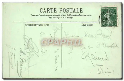 Compiègne — Vista no Parque — LL. n°76 — Verso