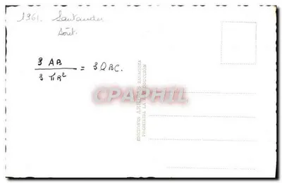 Santander — widok panoramiczny z Sardinero, Gran Casino, plaza de Italia, Monumento a la Asunción, primera playa i ogrodami Pereda — Wydawnictwo Armas Zapagoza — Rewers