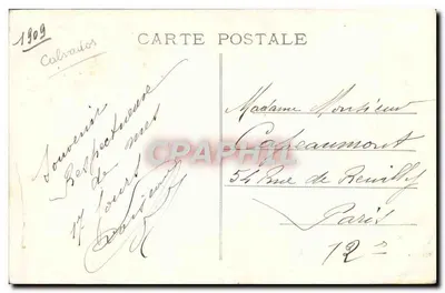 Falaise — Portale della Santa Trinità — Editore Calvados 518 — Verso