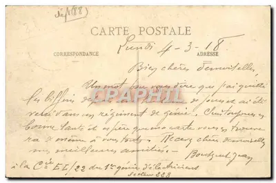 A Vale da Meuse em DOMREMY — Coleção Joana d'Arc — Fototipia Paul Testart, Epinal — Verso