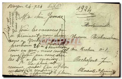 Royan (Côte d'Argent) — La Grande Conche - BR — Galerie Souchar — Verso