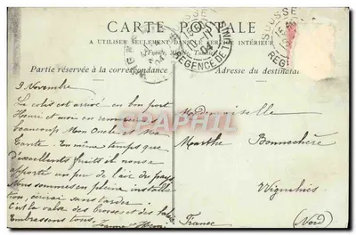 Tunis - Kassar-Said, Pokój Sypialny Beya — Zbiór ND Phot, n°92 — Rewers