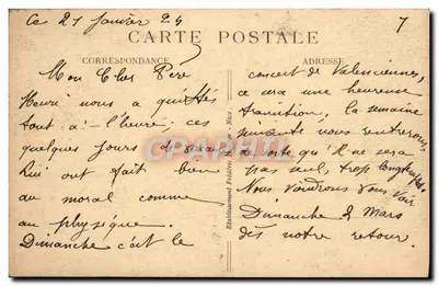 Saint-Raphaël (Var) — Casa de tolerância onde viveu Alphonse Karr de 1860 a 1890 — FL. — Verso