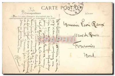 Reims — O Rocher do Jardin Ecole — n°33 — Verso