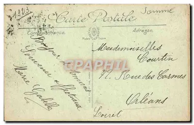 Amiens — Monumento das Ilustrações Picardas — LL — Verso