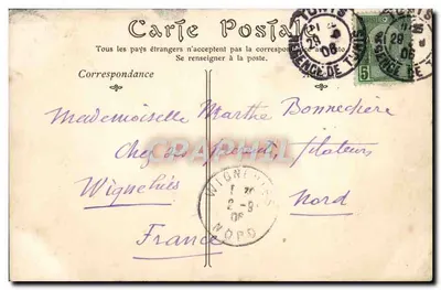 Tripoli z Afryki — W oazie — Imp. Depêche — Sfax — Rewers