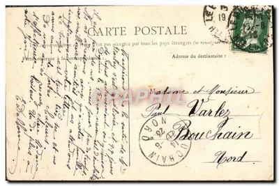 Vichy — Statua Geniusza Republiki — Cheché Galeries Parisiennes — Rewers