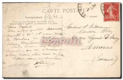 Toulon-Mourillon — Fort Saint-Louis wśród palm — E.P.D. n°1805 — Rewers