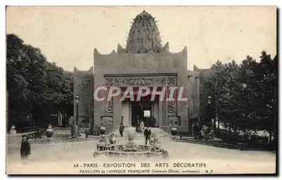 Paryż — Wystawa Sztuki Dekoracyjnej — Północny Pablik — Germain Olivier, architekt