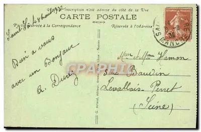 Saint-Lô — Ogólny widok — Droga do Villedieu — Rewers