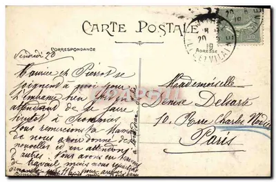 Vitré (Il-et-V.) — Zamek widziany z Drogi do Rennes — Artaud et Nozaïs, Nantes — Rewers