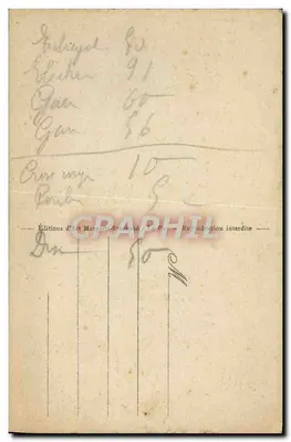 Les Anciens Costumes du Velay — Deux Jeunes Marés — Éditions d'Art Marquant-Bremond — Verso