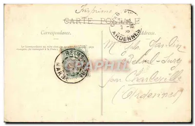 Reims — Dom Muzyczny, Rue de Tambour — Wydawca BIC, nr 114 — Rewers