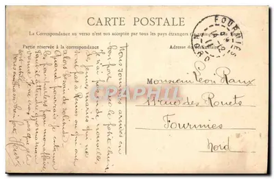 Reims — Katedra Świętego Andrzeja — Wydawca P. DÉC. nr 108 — Rewers