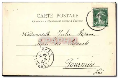 La Marne w Champigny — Brzeg lewego brzegu — B. F., Paryż, n°50 — Rewers