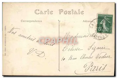 Cabourg — Digue z promenadą i kasynem — ND. Fot. — Rewers