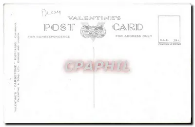 Green and Sea Front, Paignton — widok panoramiczny — Valentine's Postcards, n° G.1171 — Rewers