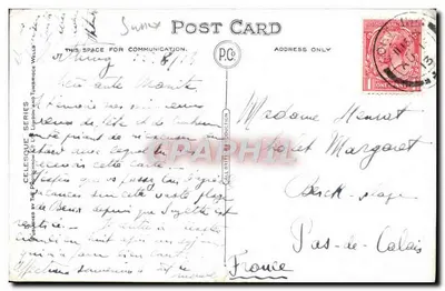 Lancing College, perto de Worthing — vista de um campo — editor Celesque Series — Verso