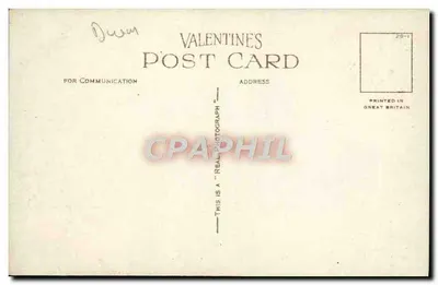 Mars Hill, Lynmouth — vue de la rue et du port — J.V. n° 85101 — Rewers