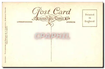 Katedra w Canterbury, S.W. — widok panoramiczny — seria Salmon n°1305 — Rewers
