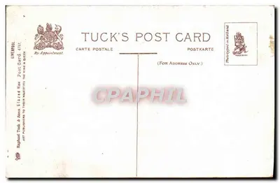 Liverpool. Dale Street e Edifícios Municipais — Tuck's Post Card n°4757 — Verso
