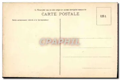 Reims po ruinach po odwrocie Niemców — Rue de Pouilly i Hôtel de Ville — Rewers