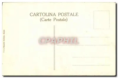 Michelangelo - O profeta Jeremias (C. Sistina) — Roma — editor Ernesto Richter, n° 1465 — Verso