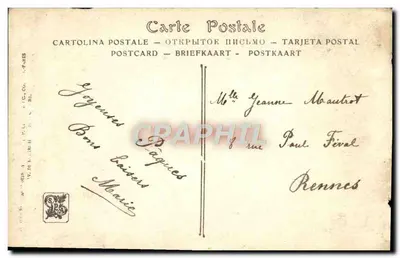 Mãe e filho — Paul Seignac — Salões de Paris, ND. PHOT. — Verso