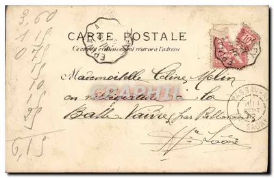 Филипп-Август — Битва при Бувине — Chicoche Arlatte & Cie, Всемирная выставка Париж 1900 — Оборотная сторона