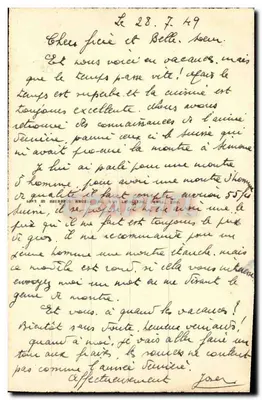 Thonon-les-Bains — zachód słońca — LL 2056 — Rewers