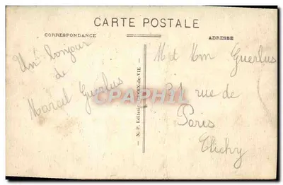 Croix-de-Vie a Sion (Vendée) — Um grupo de Rochas — N.P. Editor — Verso