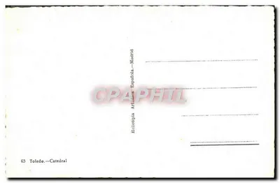 Toledo — Katedra — Heliotépia Artesana Española, Madrid — Rewers
