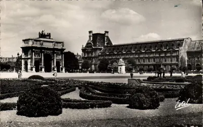 Jardim das Tuileries — Arco do Triunfo do Carrousel — Estel