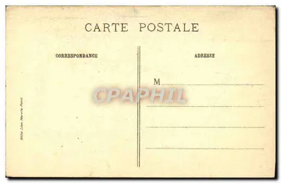 Dziwka z Marthuret — figura z kamienia — J. E. Bulloz, Wydawca, Riom — Rewers