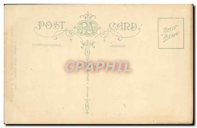 Interior da Igreja de São Estêvão em Redditch — editor F. N. Hall & J. Marked, Redditch — Verso
