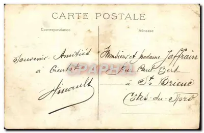 Paris (4e) — Hôtel de Ville — J.H. éditeur, n° 579 — Verso