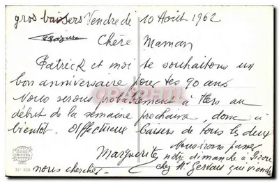 Wesołych Świąt — ptaki i róże w sercu — wydawca Univers, nr 454 — Rewers