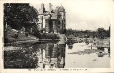 Arredores de Cherbourg — O Castelo de TOURLAVILLE — A. Becquemin, edição Cherbourg, n° 168