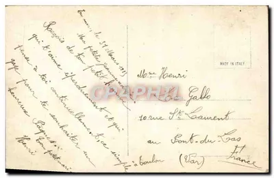Kobieta trzymająca koszyk z jajkami wielkanocnymi — 'Buona Pasqua' — seria 413 — Rewers