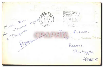 Shirley — vista de Wickham Road, Chiche Road e The White Hart — Frith's SLY 29 — Verso